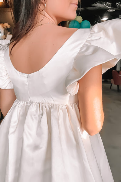 Today Was A Fairytale Ivory Bubble Dress-170 - DRESSES / ROMPERS / SETS-DAY + MOON-[option4]-[option5]-[option6]-Leather & Lace Boutique Shop