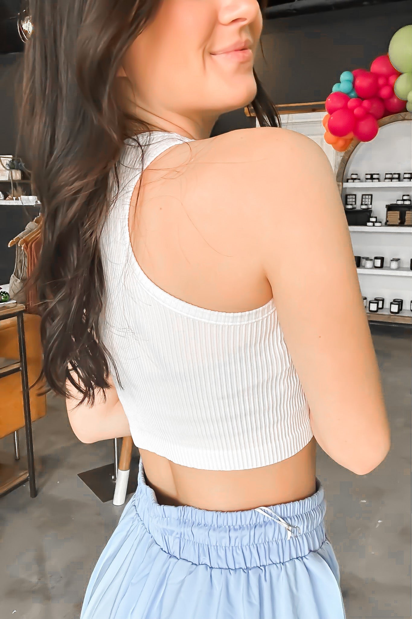 Ribbed Essentials Tank-100 - TOPS - SHORT SLEEVE/SLEEVELESS-MONO B-[option4]-[option5]-[option6]-Leather & Lace Boutique Shop