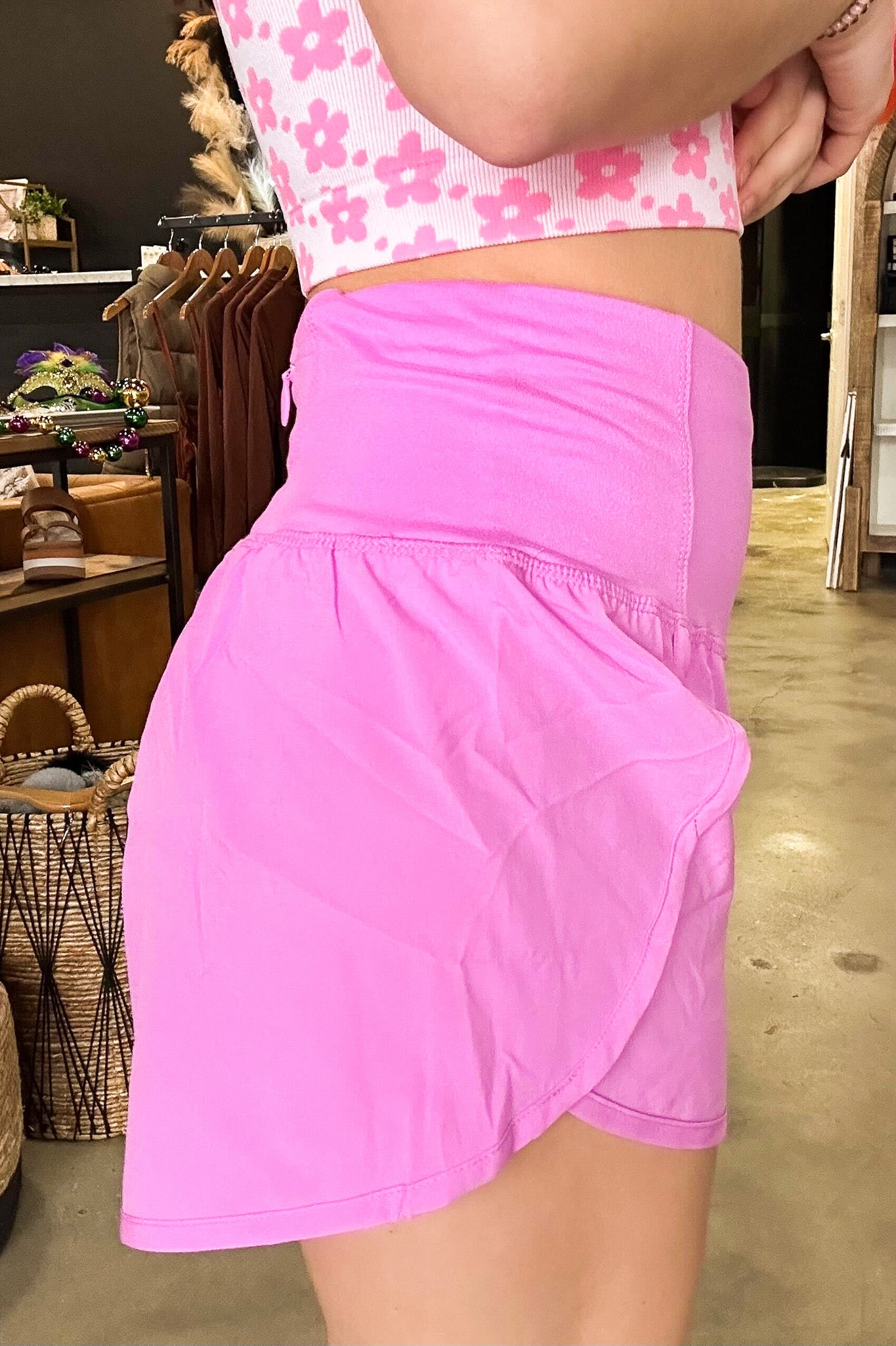 On The Go Shorts-160 - BOTTOMS - OTHER-ZENANA-[option4]-[option5]-[option6]-Leather & Lace Boutique Shop