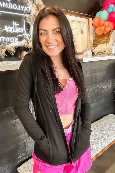 Running Errands Active Jacket-140 - TOPS - LAYERS/OUTERWEAR-LEATHER AND LACE-[option4]-[option5]-[option6]-Leather & Lace Boutique Shop