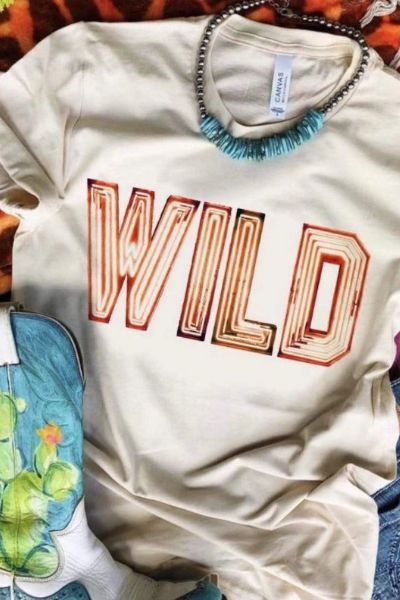Wild Marquee Tee-210 - TOPS - GRAPHIC TEES DROPSHIP-Miss Mudpie-[option4]-[option5]-[option6]-Leather & Lace Boutique Shop